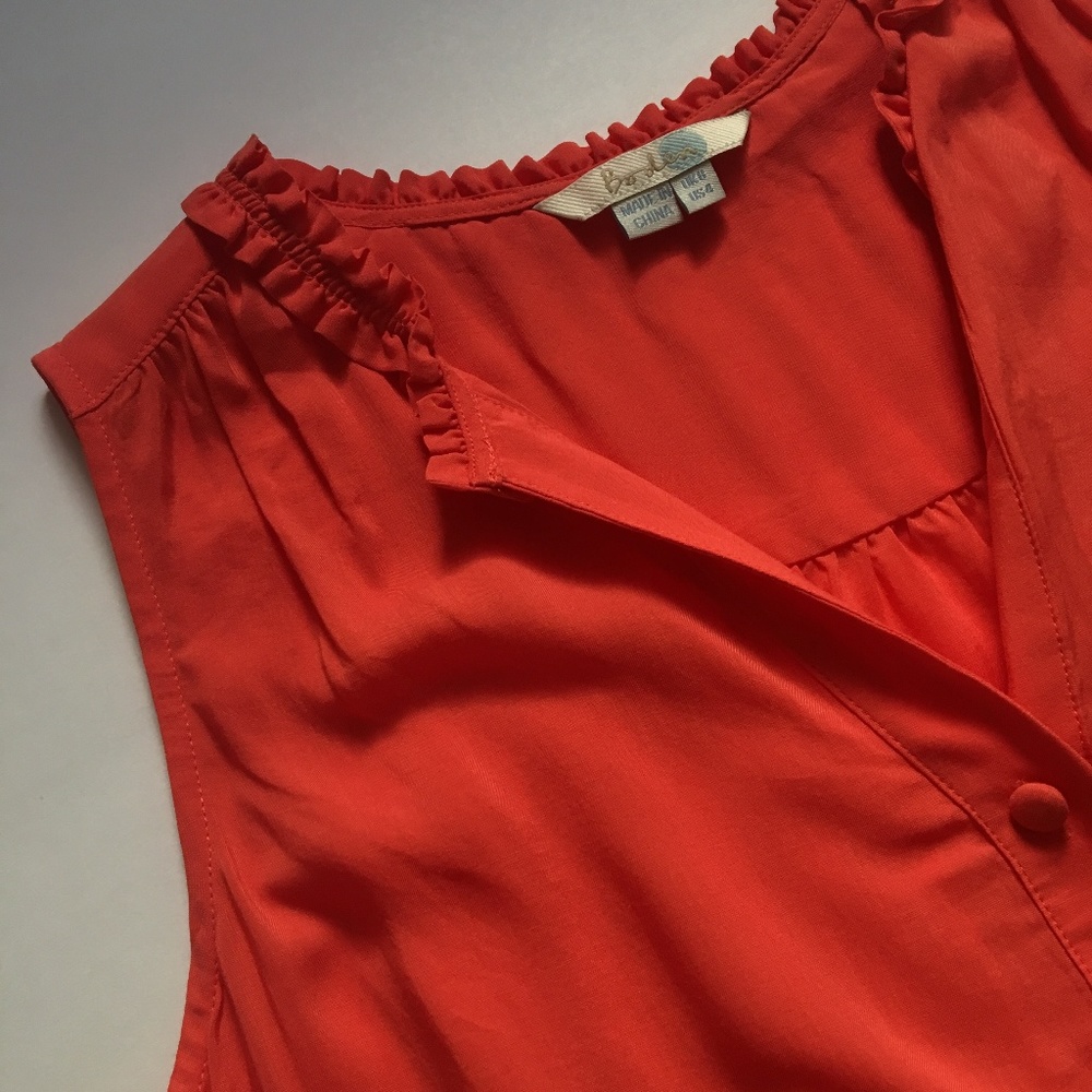 Boden Orange Blouse